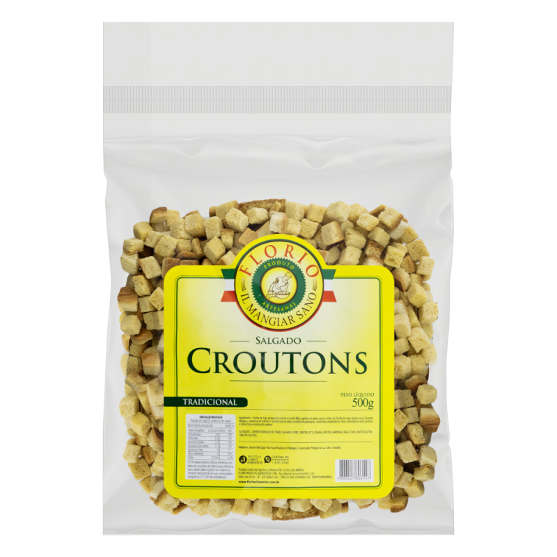 Crouton Tradicional 500g Florio Alimentos